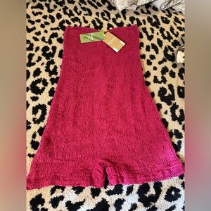 Benoa Swim Pink Crinkle One Piece